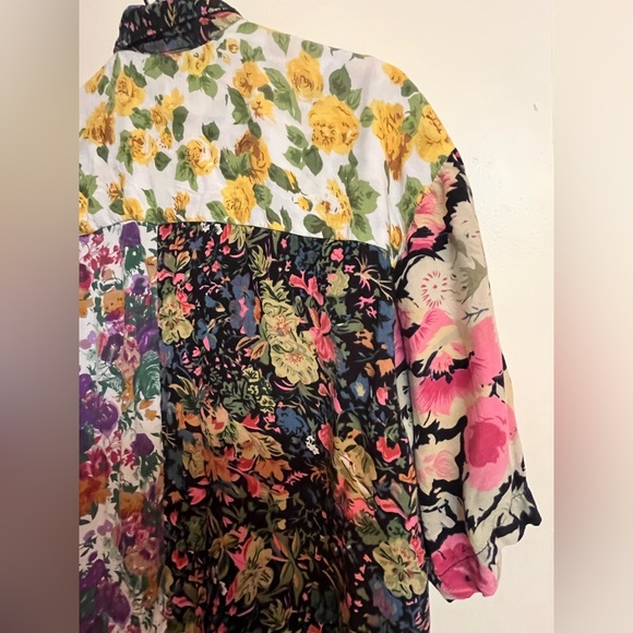 Floral Patchwork Shirt size L - Picture 2 of 12